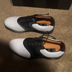 Nike Men’s Golf Shoes — White and Black